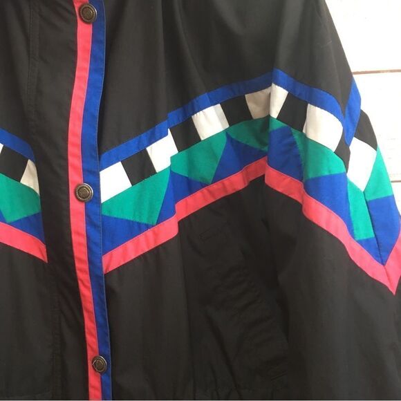 VINTAGE LONDON FOG RETRO DESIGN HIP-LENGTH WINDBREAKER - Picture 4 of 9